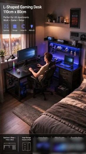 The Ultimate Gaming Setup for a Small Room 🎮✨