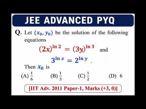 JEE Advanced Logarithm Problem | A Smart Trick to Find x | Step-by-Step Solution