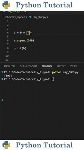 Python Aliasing Explained | Python Tutorial