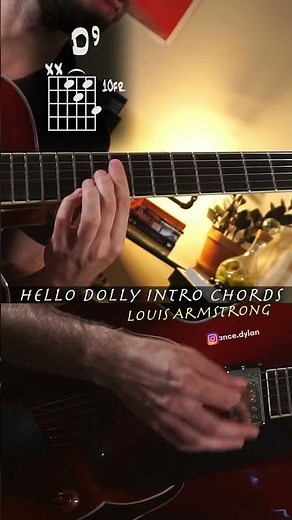 Hello Dolly intro Chords #jazzguitarlessons