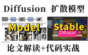 【Diffusion扩散模型】由浅入深了解Stable Diffusion+Diffusion Model原理详解！无限可能的图像生成模型！