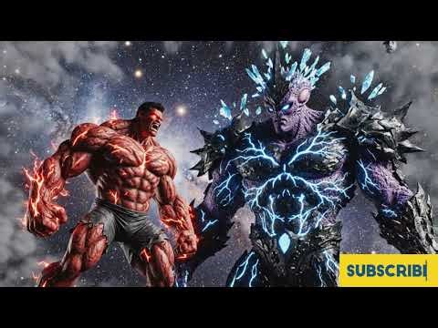 🔥💪 Red Hulk vs Galactus | Epic Superhero Battle for Kids! 🌍👊