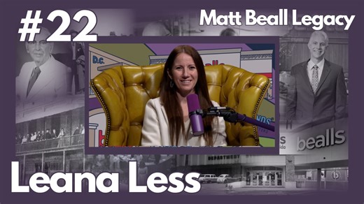 🚨 New Episode Alert! 🚨Excited to welcome Leana Less to the Matt Beall Legacy Podcast! 🎙️Leana brings a wealth of experience in branding and storytelling, and in this episode, we dive into her… | Bealls Legacy Podcast