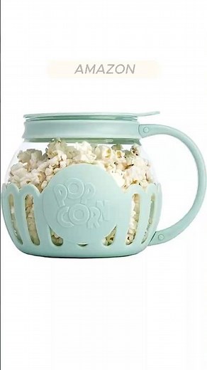 Ecolution Micro-Pop Popcorn Popper – Oil-Free, BPA-Free, Glass Popcorn Maker 🍿 #PopcornLovers