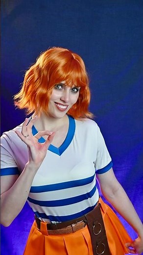 Nami cosplay ONE PIECE 🍊 Dress up with me!