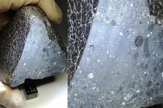 Iš Marso į Žemę nukritusio meteorito viduje – netikėtas radinys