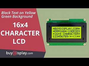 Connect 3.3V or 5V Display LCD 16x4 HD44780 I2C Character to Arduino UNO with Library,Example