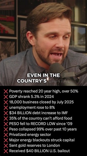 1.4K views · 118 reactions | ❌ ZIONIST ARGENTINA FACES COLLAPSE | Jackson Hinkle | Facebook