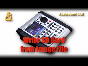 Write SD Card from Image File