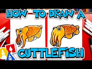 How To Draw A Cuttlefish - Videos For Kids