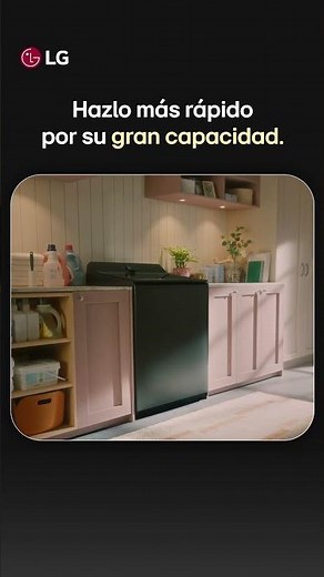 ¿Qué es una lavadora de carga superior de gran capacidad? | Lavadora de carga superior LG