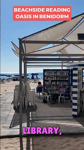 The Coolest Beach Amenity Ever #BeachLibrary #Travel #Genius