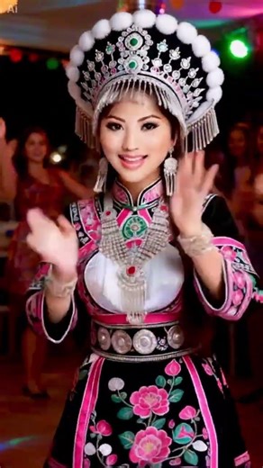 Hmong Traditional Dance 💖✨ Stunning Cultural Performance in Full Dress!