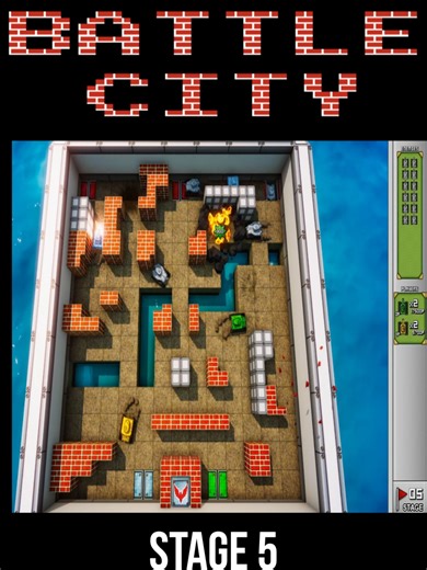 Battle City Remake: Stage 5 Gameplay Exploration