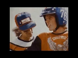 1976 Harley-Davidson MX team at Daytona Supercross: Part 5 of 7 - Ready for blast off.