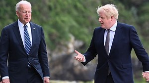 See Boris Johnson's reaction to Biden's joke about their wives