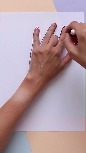 Easy Hand Drawing - Giraffe