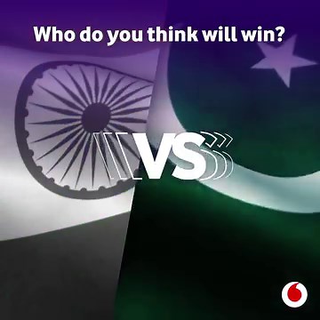 Who will claim the win? Share your predictions 🇮🇳🇵🇰 #VodafoneQatar #CWC23 | Vodafone Qatar