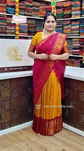 Half Saree Makeover: Traditional to Trendy in Seconds! ✨ #Shorts