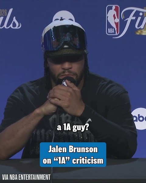 NBA champion & Finals MVP Jalen Brunson is not responding to criticism of him not being a "1A" guy 😤