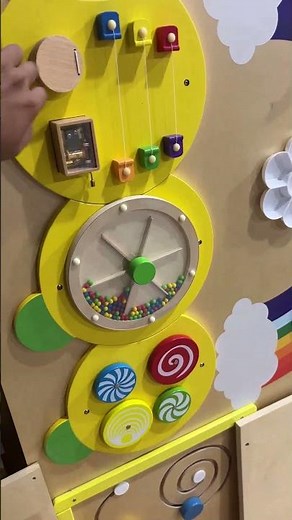 Interactive Wooden Sensory Game Boards for Kids