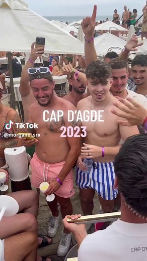 CAP D’AGDE 2023: Friends Beach Pool Party in Cap d'Agde, Sud France