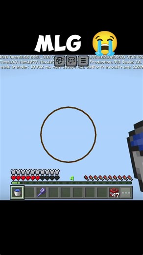 I am just trying to do MLG 😭 #viral #minecraft