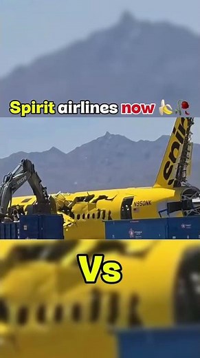 RIP Spirit Airlines… or Banana Airlines? 🍌✈️ #shorts #planes
