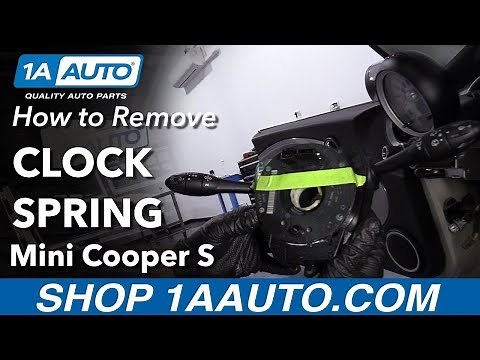 How to Remove Clock Spring 07-11 Mini Cooper S