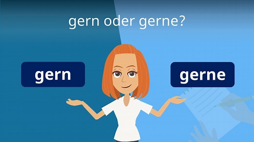 gern oder gerne? • richtige Schreibweise