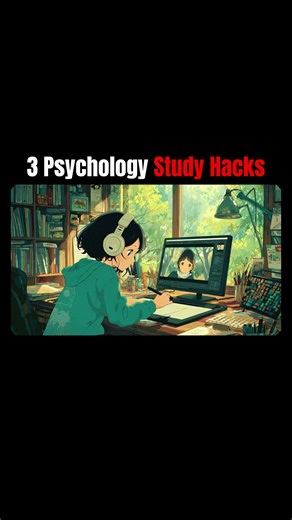 3 Psychology Study Hacks 🧠🔥 | Psychology Study Tips Telugu | Study Hacks