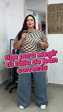 Así eliges el jean perfecto siendo talla grande 💖👖 (sin adivinar)