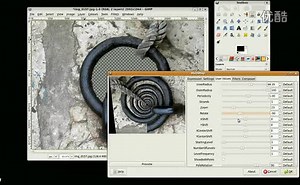 gimp mathmap德罗斯特效应