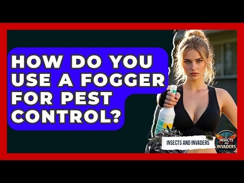 How Do You Use A Fogger For Pest Control? - Insects and Invaders