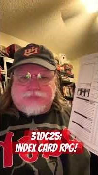 31 Day Challenge 2025: Index Card RPG