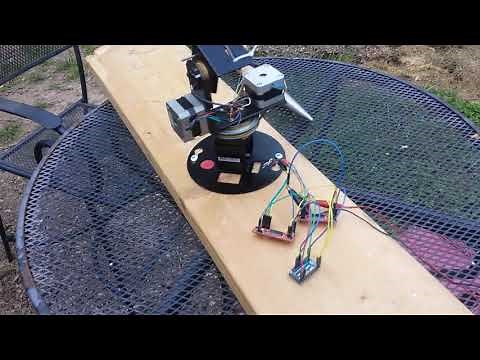 Satellite antenna rotator az and el