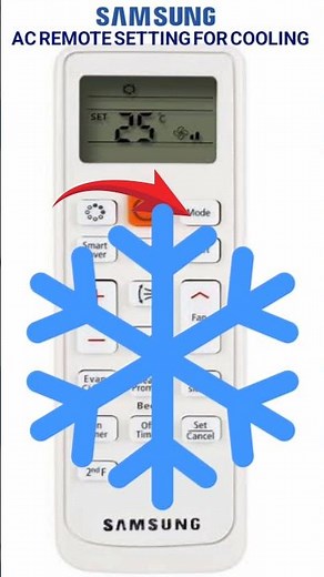 Samsung AC Remote Settings for Cooling | Quick Tutorial