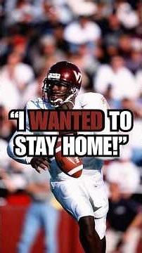 Michael Vick tells a story of WHY he CHOSE Virginia Tech OVER Syracuse! 🔥#shorts #nfl