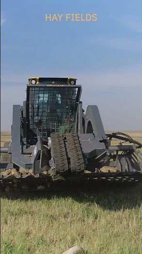 TerraClear TC100 Rock Picker Working in Various Field Types