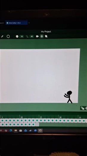 Attempting My First Animation in Wick Editor #art #animation #new #firsttime