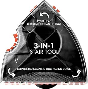 BISSELL 3-in-1 Stair Tool for Carpet and Upholstery Cleaners, New Genuine OEM Part, 3262