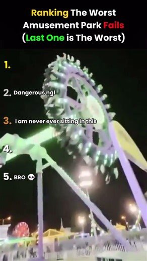 Ranking The Worst Amusement Park Fails 😭