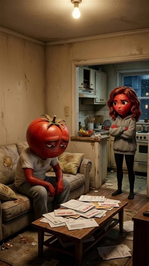 He told her to do it… then lost her forever 💔 #fruitai #aicharacters #fruitstory #3danimation #pixarstyle