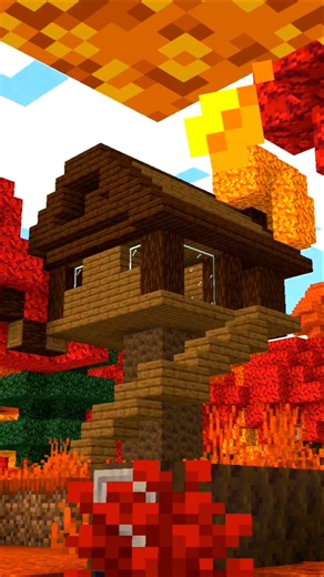 A Tree House?! New Dappled Forest in Minecraft!🍁