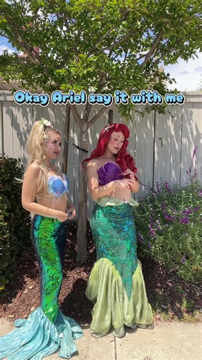 💙Love this audio for these mersisters hehe 💜#mermaid #mersisters #Ariel #partyprincess #cosplay Had a wonderful time at a birthday party today with one of Ariel’s mersisters!! ❤️ Thanks to @Ashlee🖤 for being my mersister