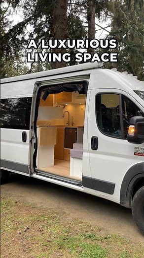 Stunning RAM ProMaster conversion that feels like a luxury home on wheels! 🚐 #campervan