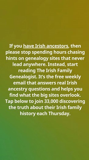 Irish ancestry doesn’t have to feel confusing ️ Join 30,000+ readers who get clear Irish genealogy answers every Thursday. | A Letter From Ireland | Facebook