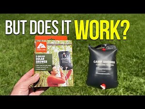 How Hot Can a $9 Solar Shower Get? (Full Test)