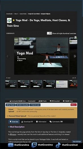Mods I Use Yoga Mod by Twinsimming