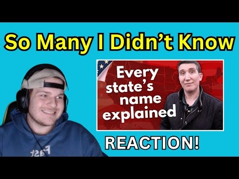 The origin of every US state's name - RobWords Reaction